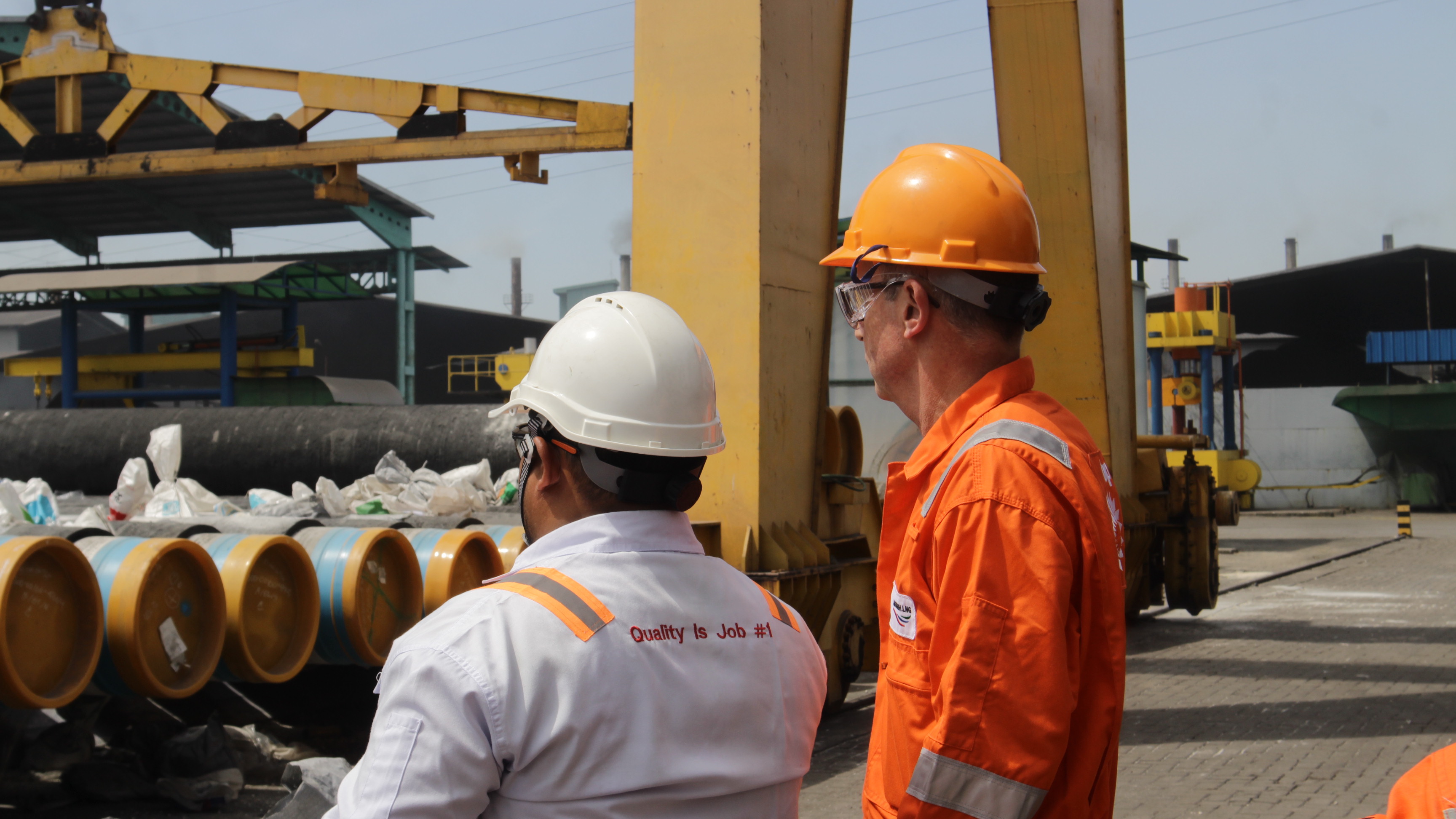 BP/Ubadari mengunjungi PT Indal Steel Pipe